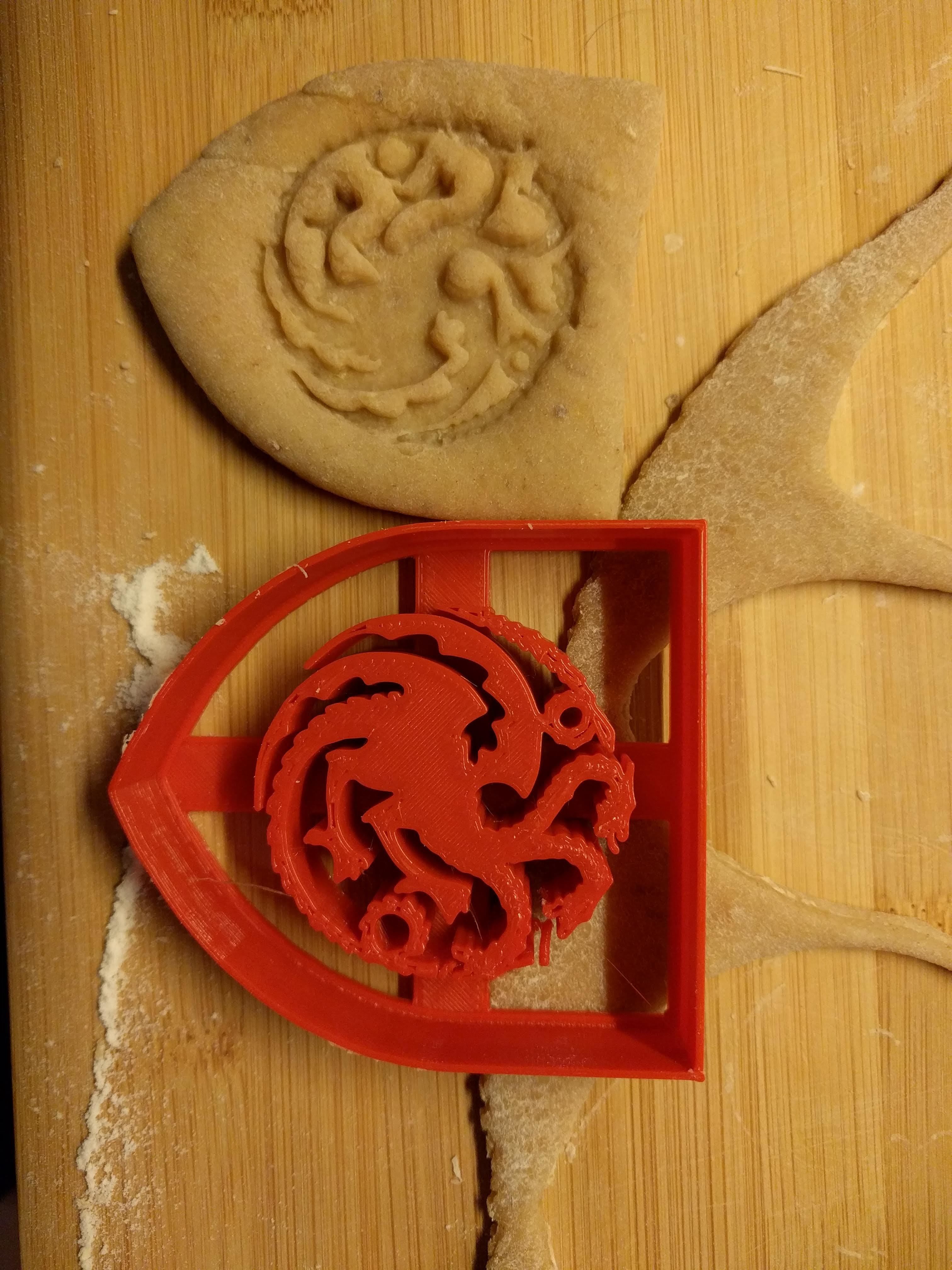 Game of thrones cookie cutters 3D print model_12