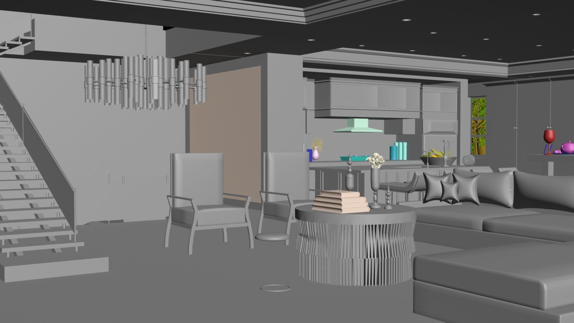 Interior Design 3D model_3