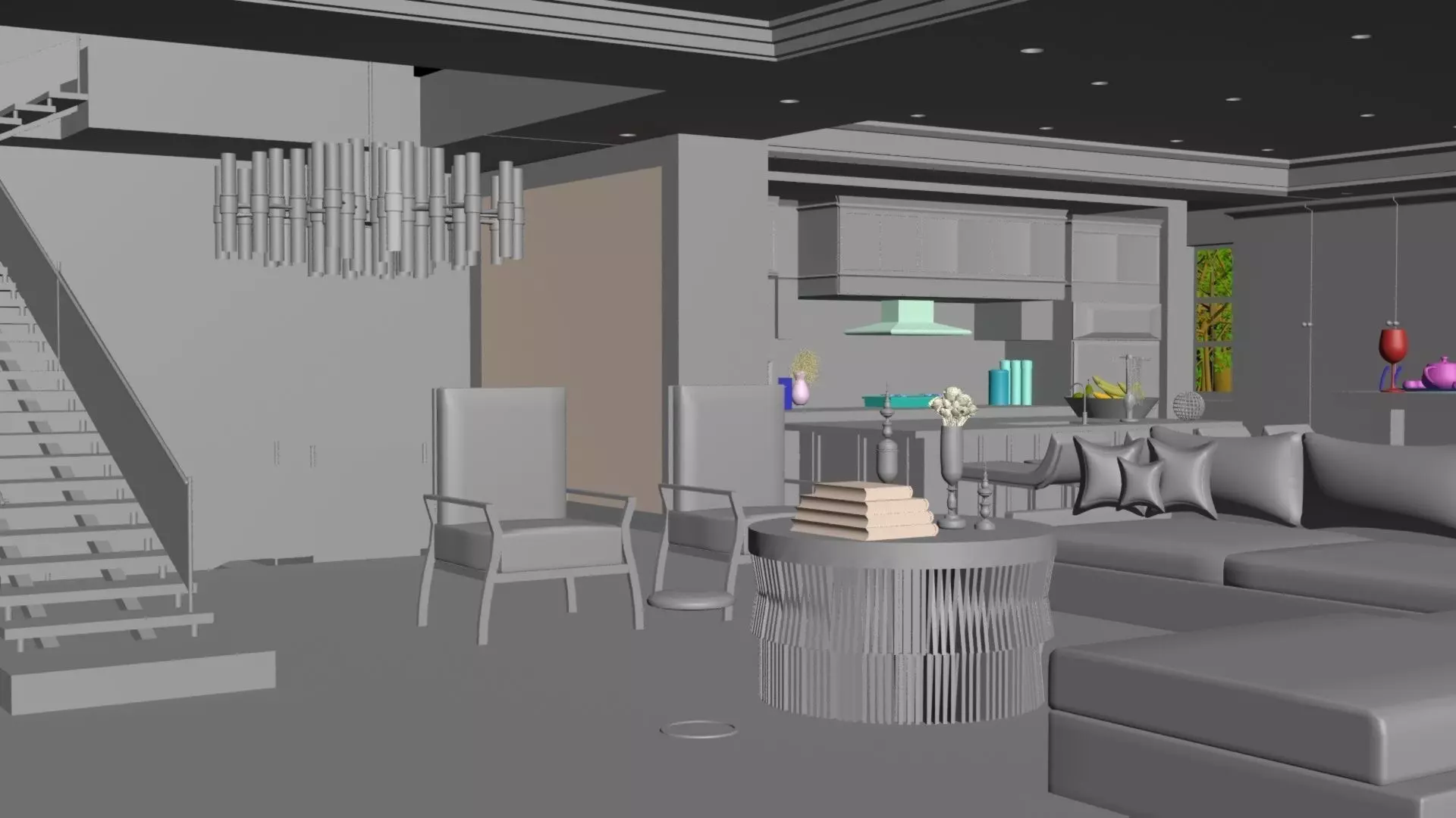 Interior Design 3D model_0