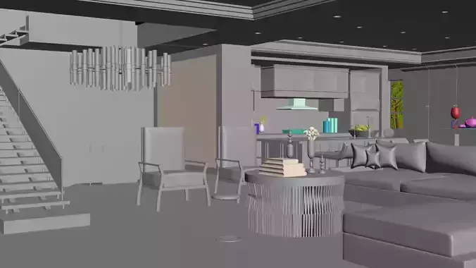 Interior Design 3D model