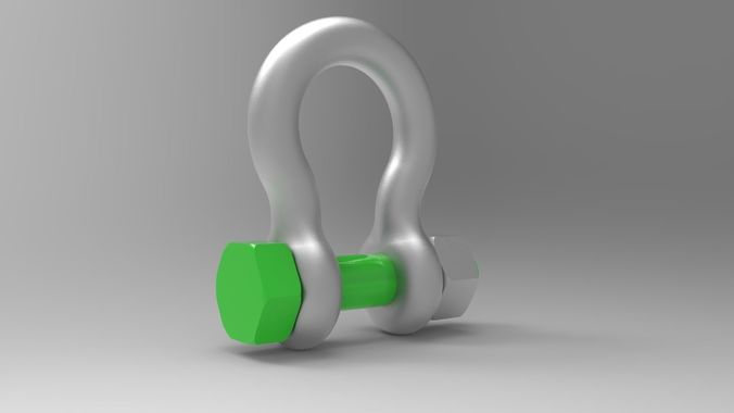 NURBS ANCHOR SHACKLE 3D model
