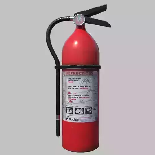 Low Poly Fire Extinguisher