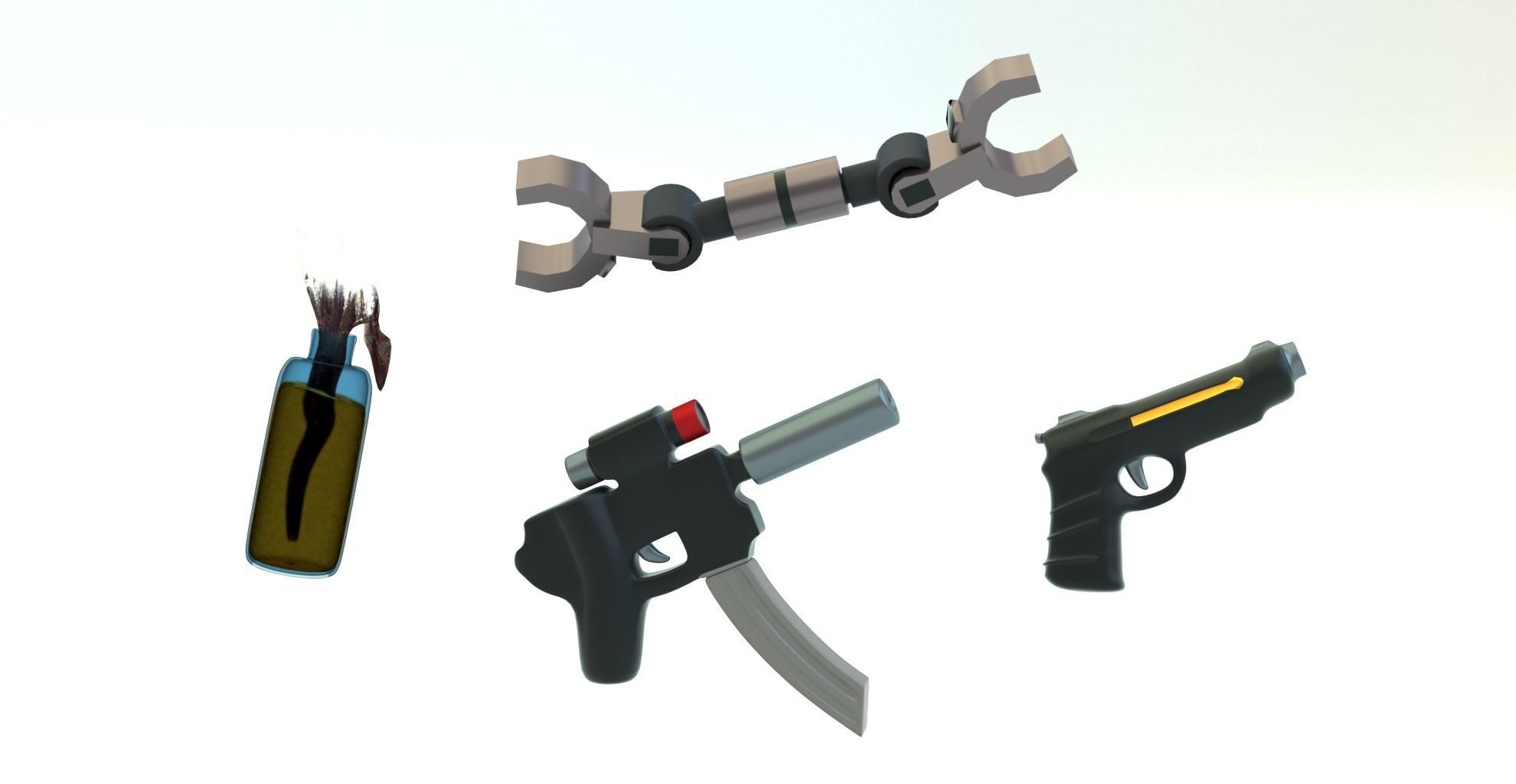 Lego Robbers mini Pack two 3D model_5