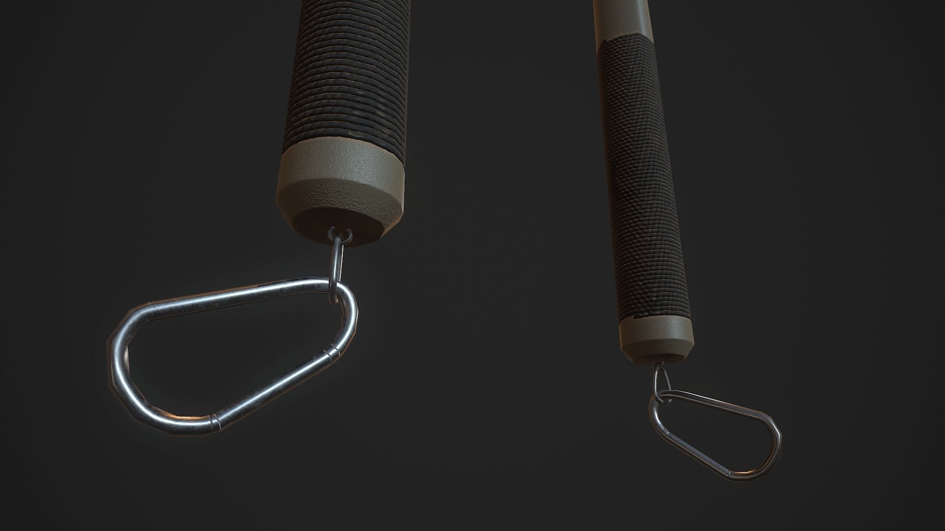 Modern Axe 03 Low-poly 3D model_5