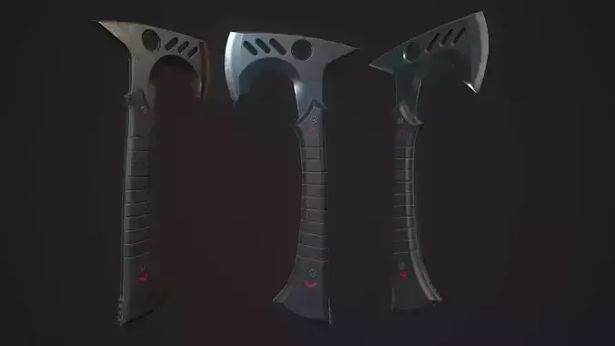 Modern Axe 05 Low-poly 3D model