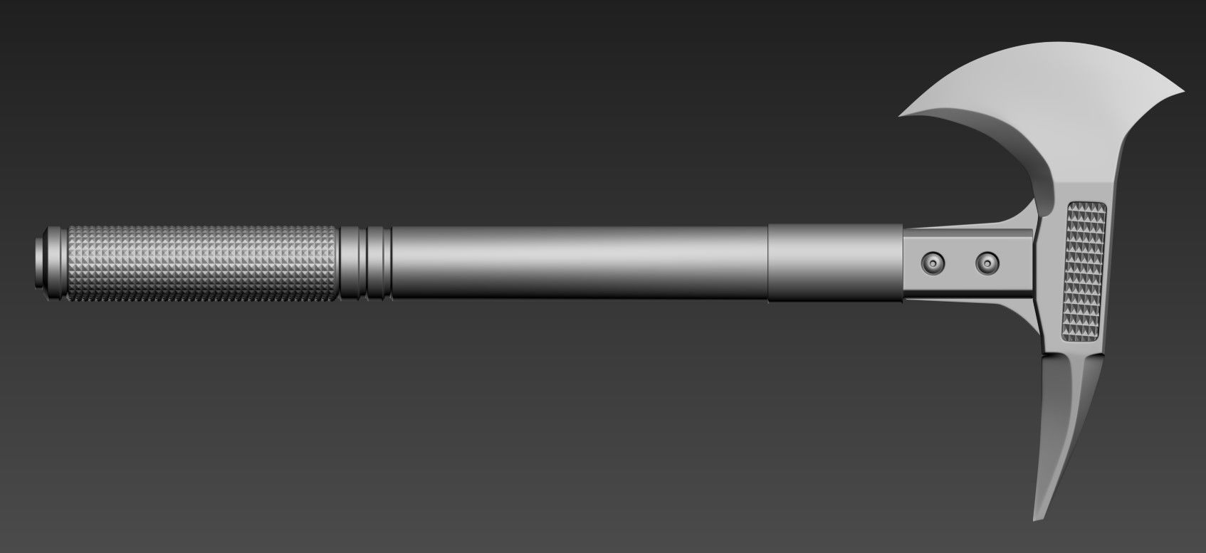 Modern Axe set 01 Highpoly 3D model_4