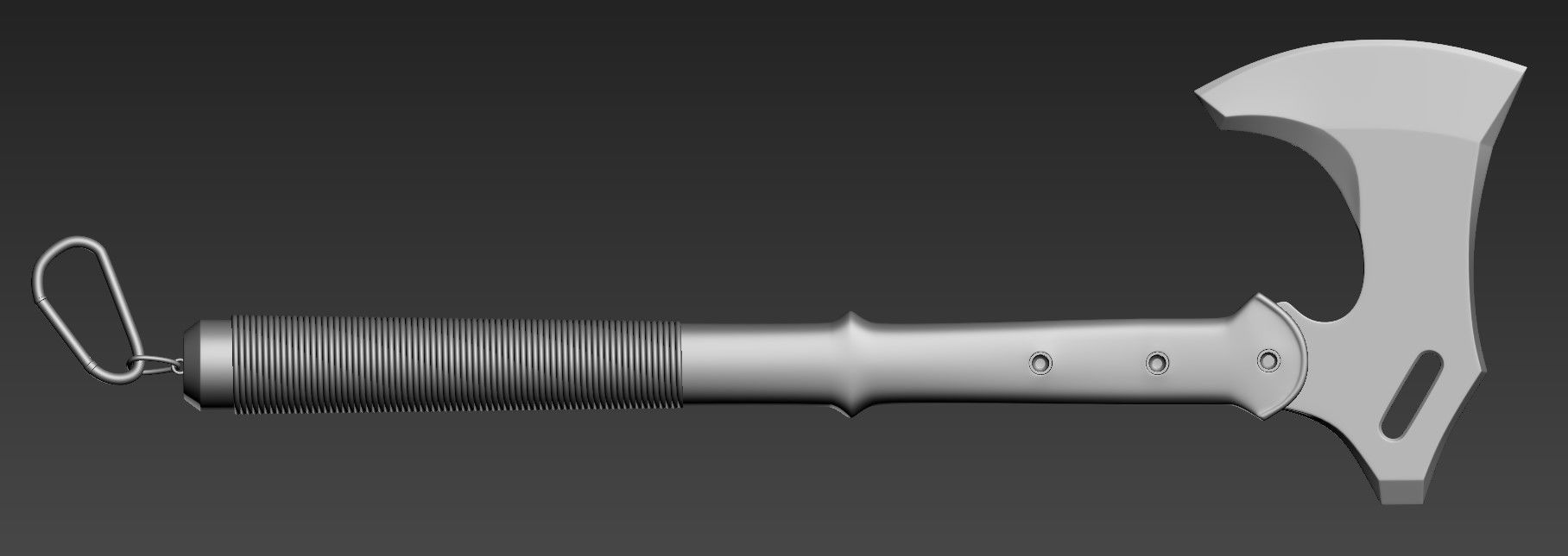 Modern Axe set 01 Highpoly 3D model_6