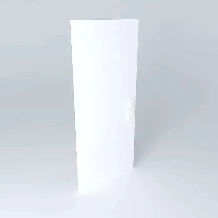 Port 90 door Free 3D model_0