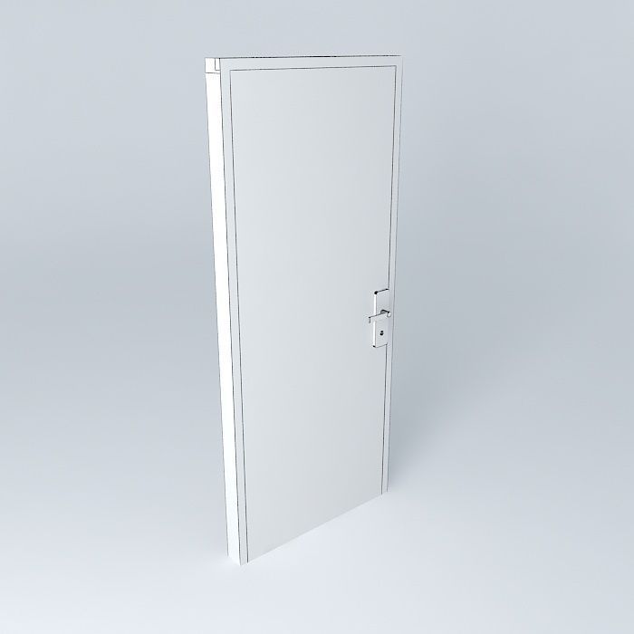 Port 90 door Free 3D model_3