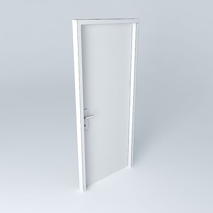 Port 90 door Free 3D model_4