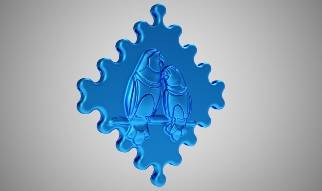 Birds in Love 3D print model_5