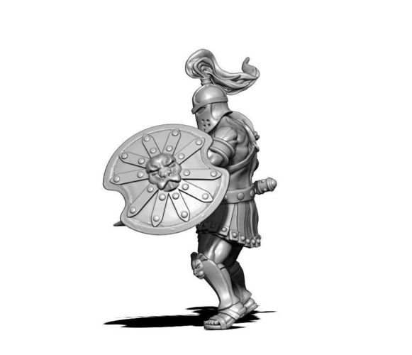 Gladiator 3D print model - 35mm scale 3D print model