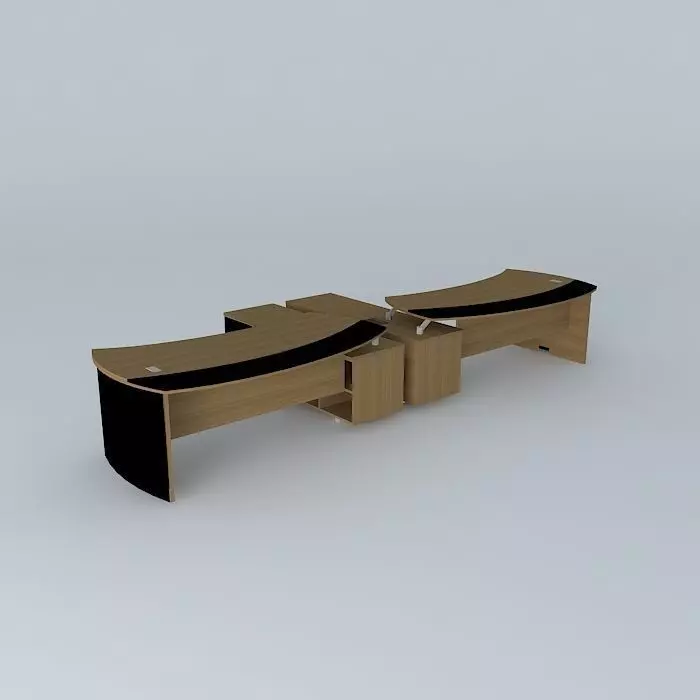 Bureau director desk Free 3D model