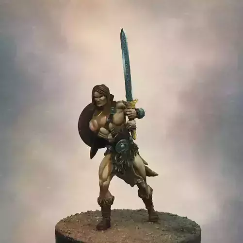 Barbarian Taros 35 and 54 mm - 3D print model 3D print model