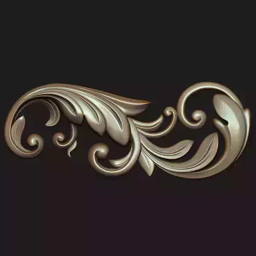 Carved decor 06 3D model 3D model