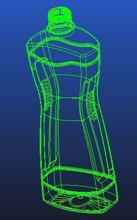 High quality 3d Model liquid bottle 750ml bottle pet original 3D print model_7