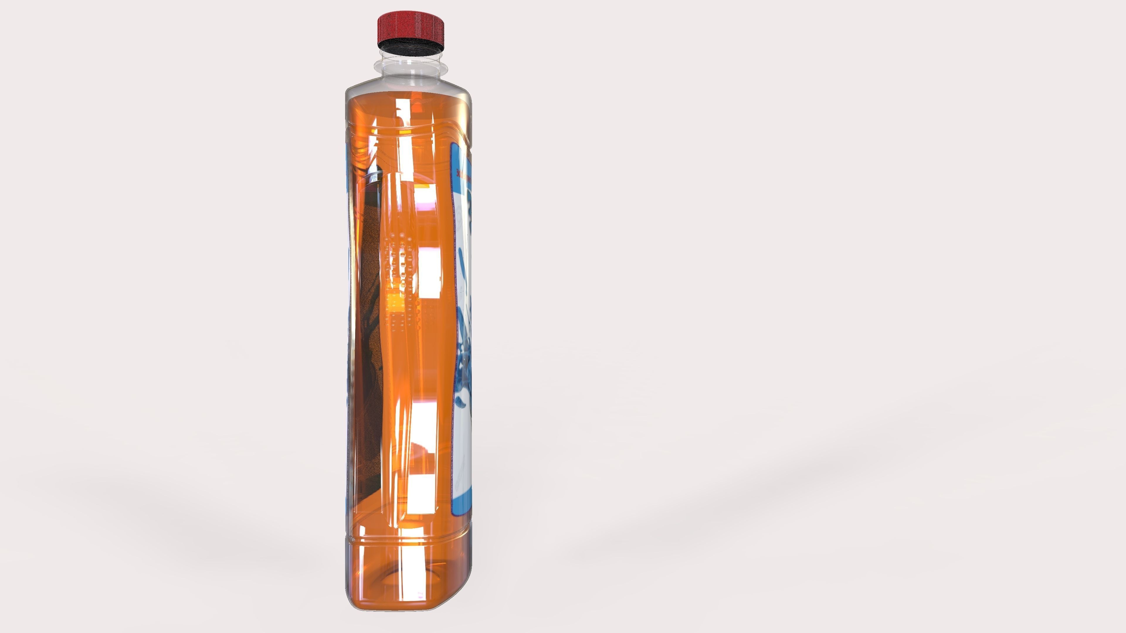 High quality 3d Model liquid bottle 750ml bottle pet original 3D print model_3