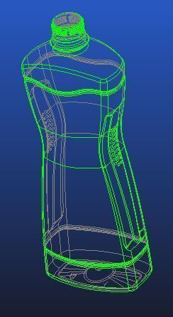 High quality 3d Model liquid bottle 750ml bottle pet original 3D print model_6