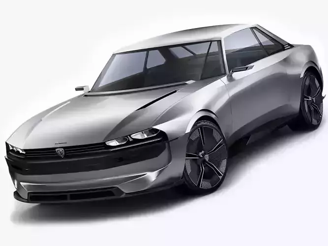 Peugeot E-Legend Concept 3D model