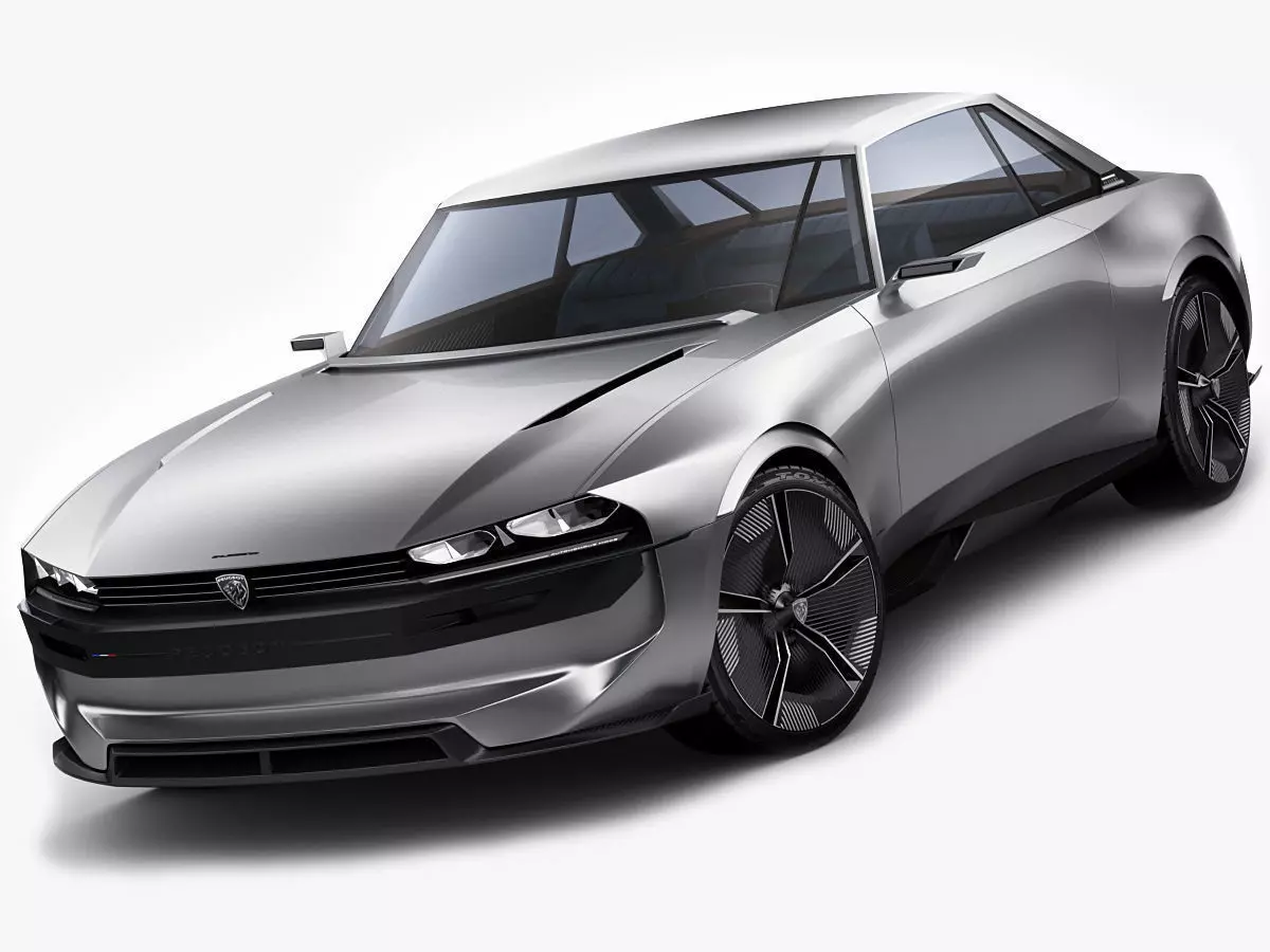 Peugeot E-Legend Concept 3D model_0