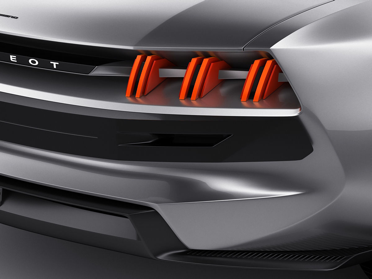 Peugeot E-Legend Concept 3D model_4