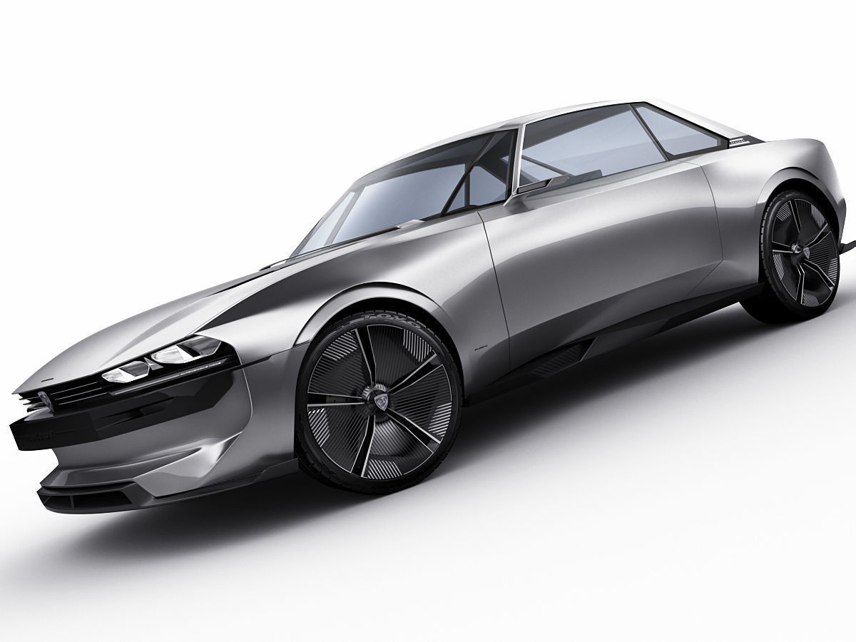 Peugeot E-Legend Concept 3D model_7