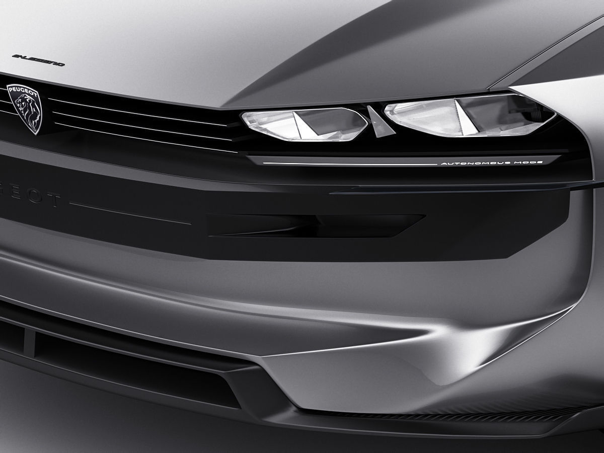 Peugeot E-Legend Concept 3D model_3