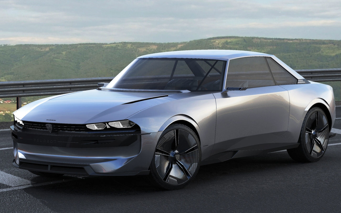 Peugeot E-Legend Concept 3D model_13