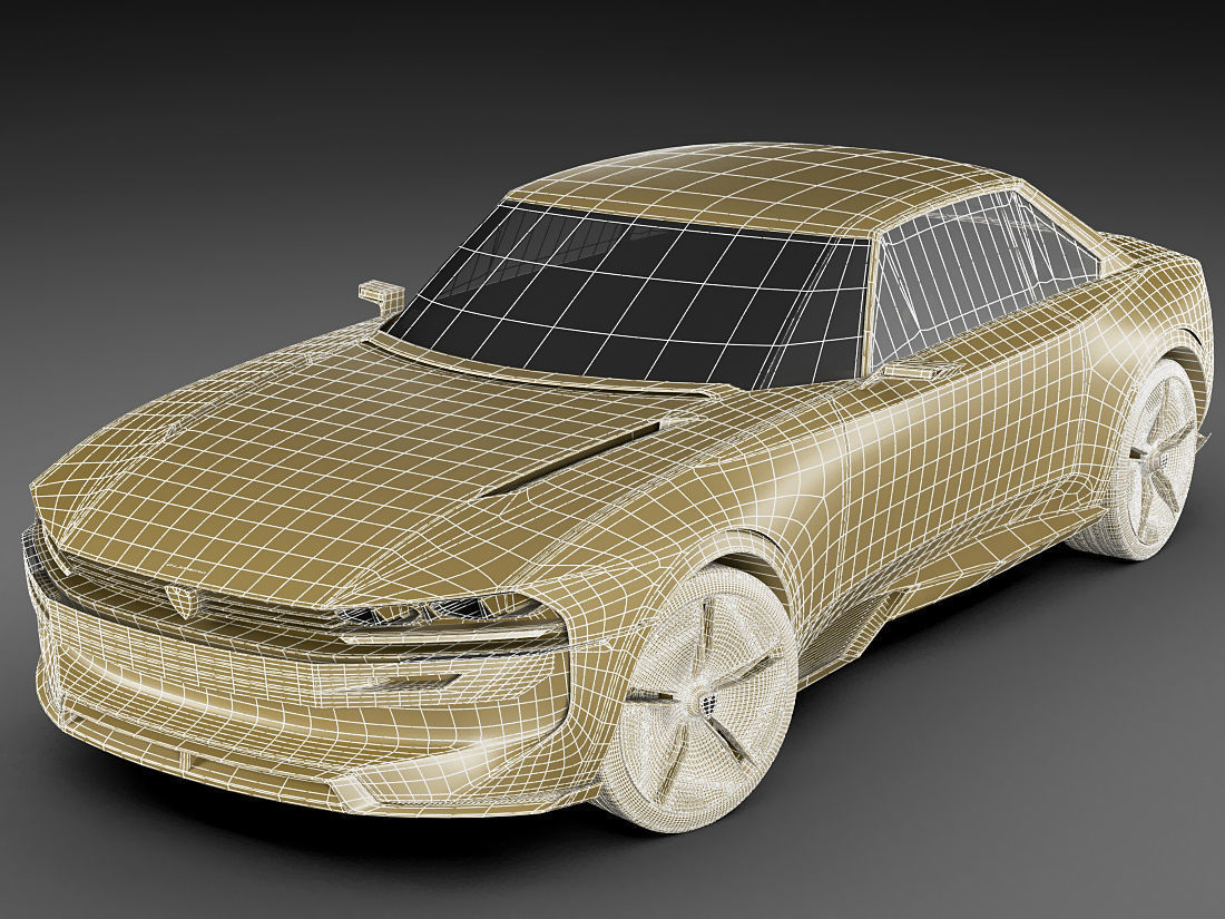 Peugeot E-Legend Concept 3D model_19