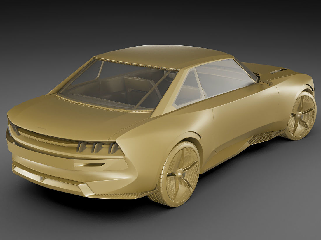 Peugeot E-Legend Concept 3D model_16