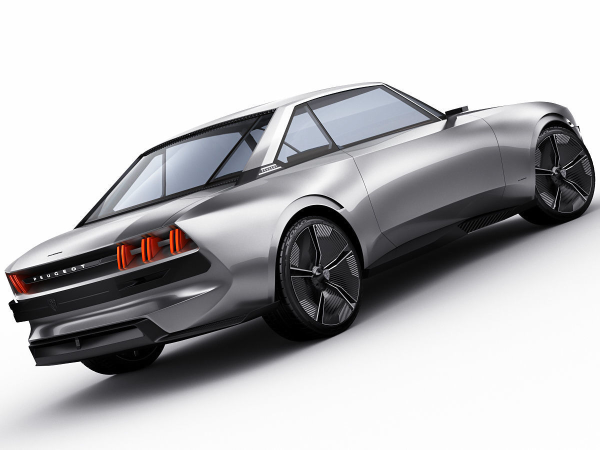 Peugeot E-Legend Concept 3D model_8