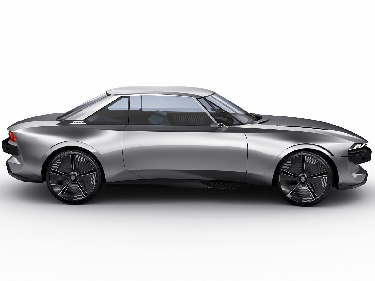Peugeot E-Legend Concept 3D model_2