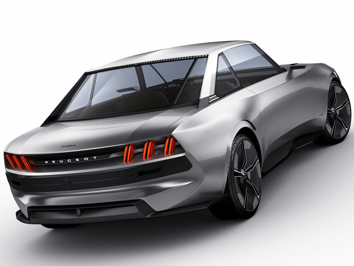 Peugeot E-Legend Concept 3D model_1