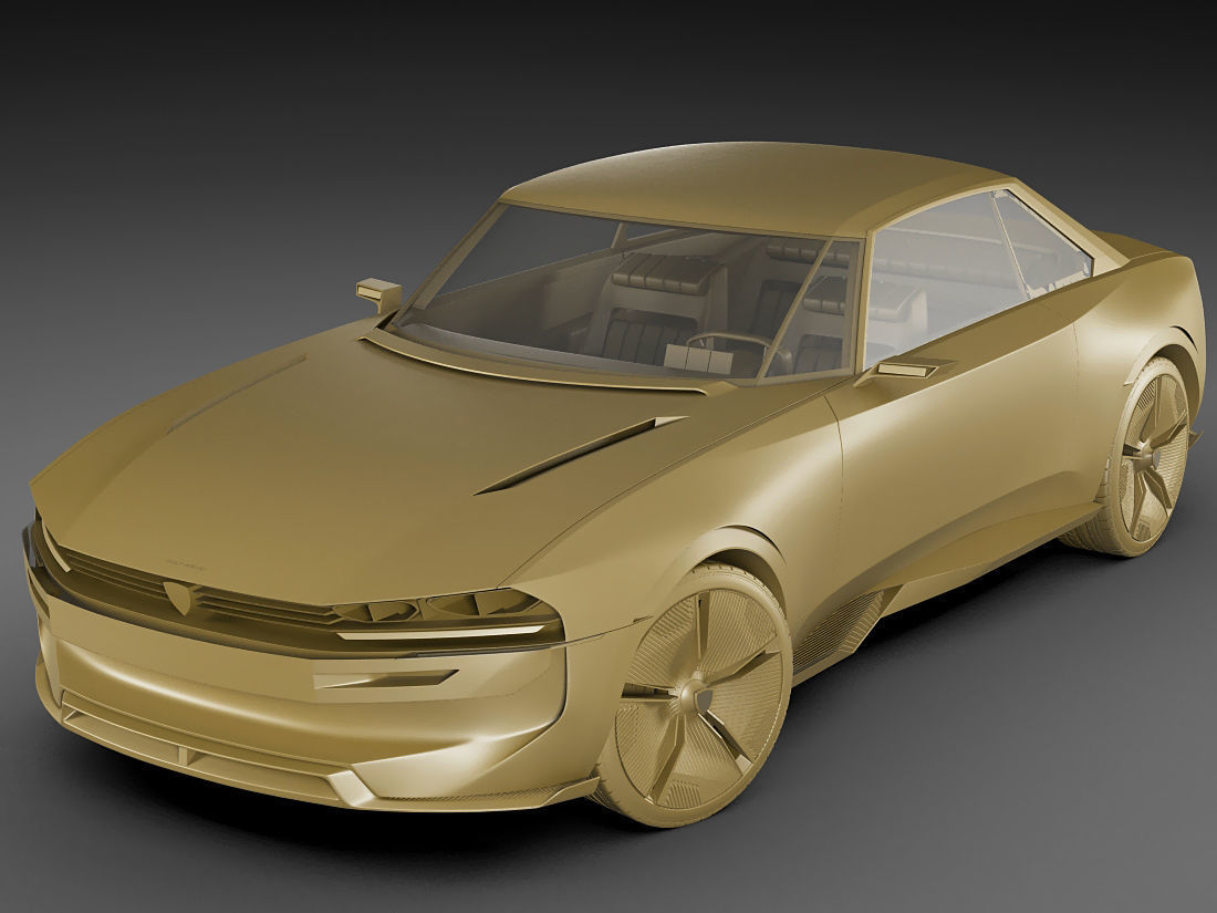 Peugeot E-Legend Concept 3D model_15