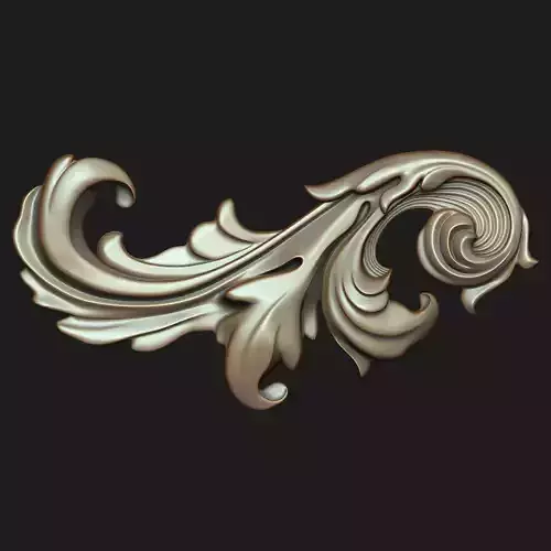 Carved decor 011 3D model 3D model