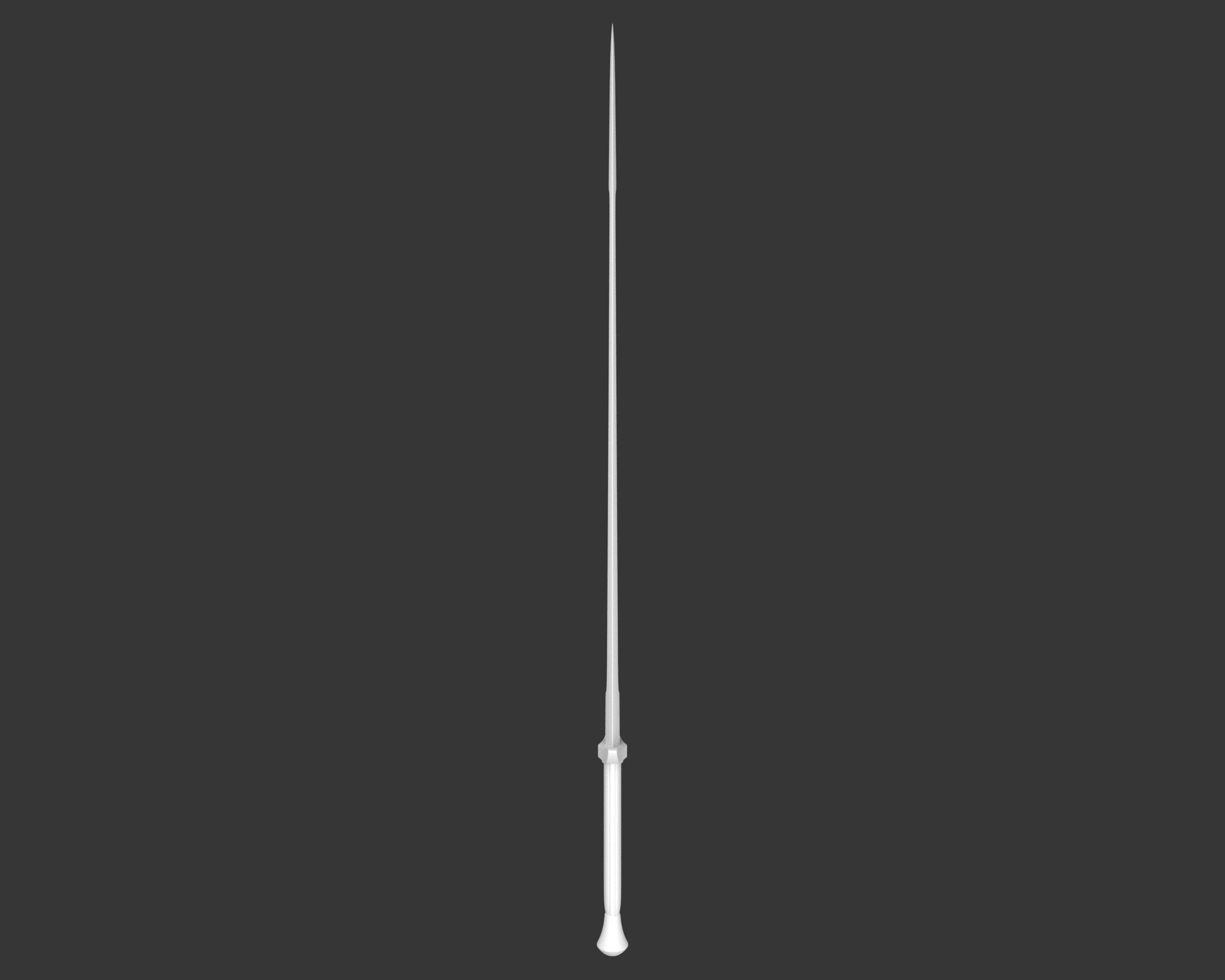 Medieval Elegant Weapon Short Sword Low-poly 3D model_7