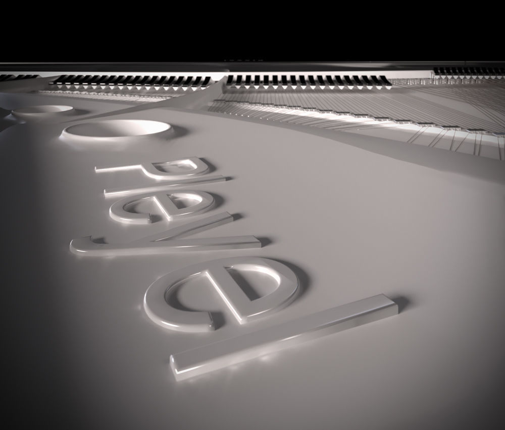 Peugeot piano 3D model_4