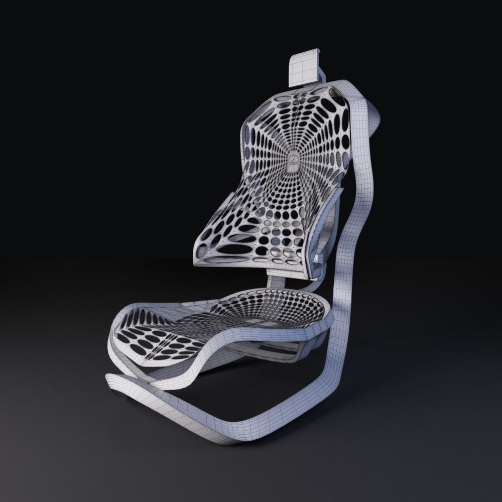Lexus kinetic chair 3D model_2
