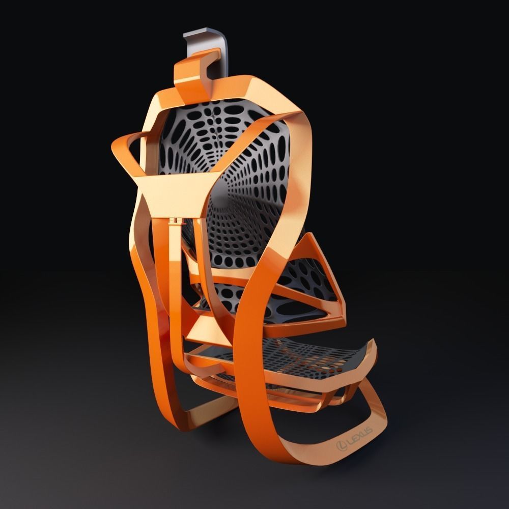 Lexus kinetic chair 3D model_1