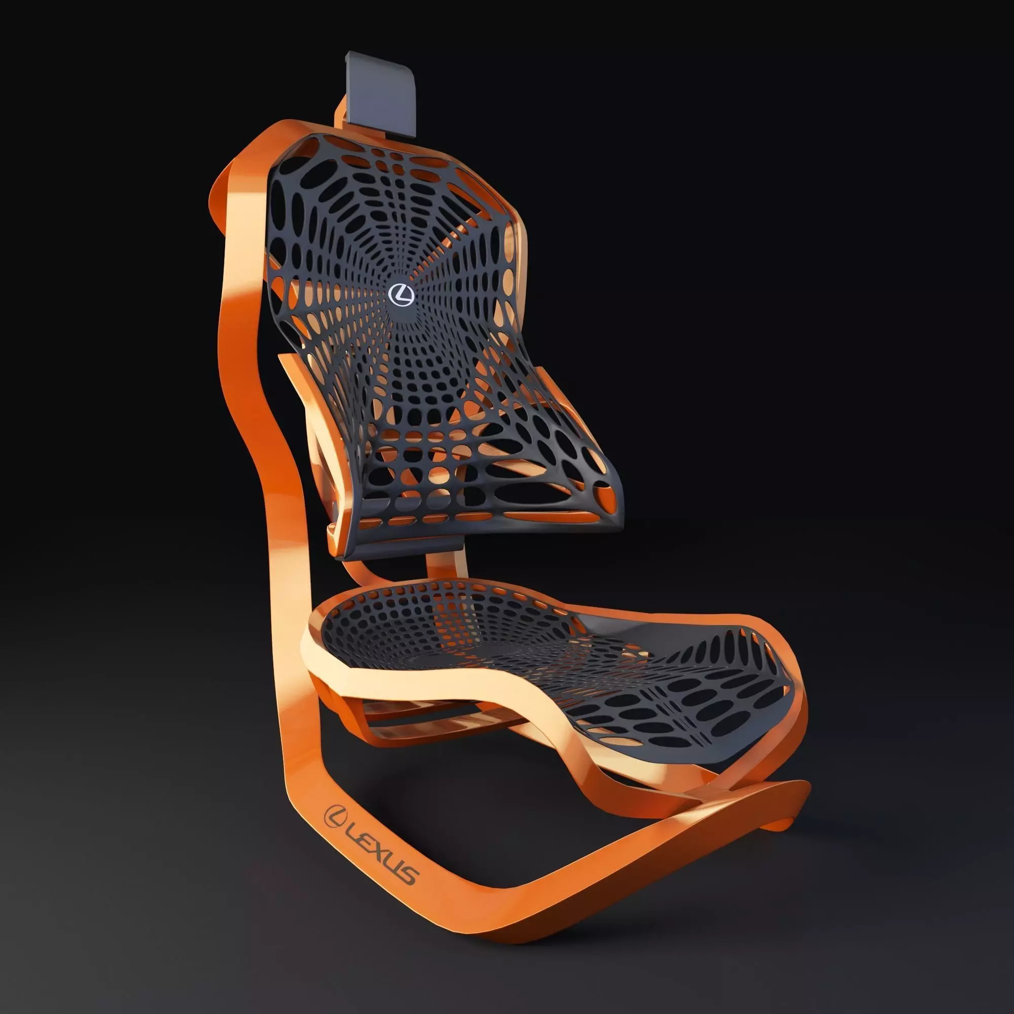 Lexus kinetic chair 3D model_0