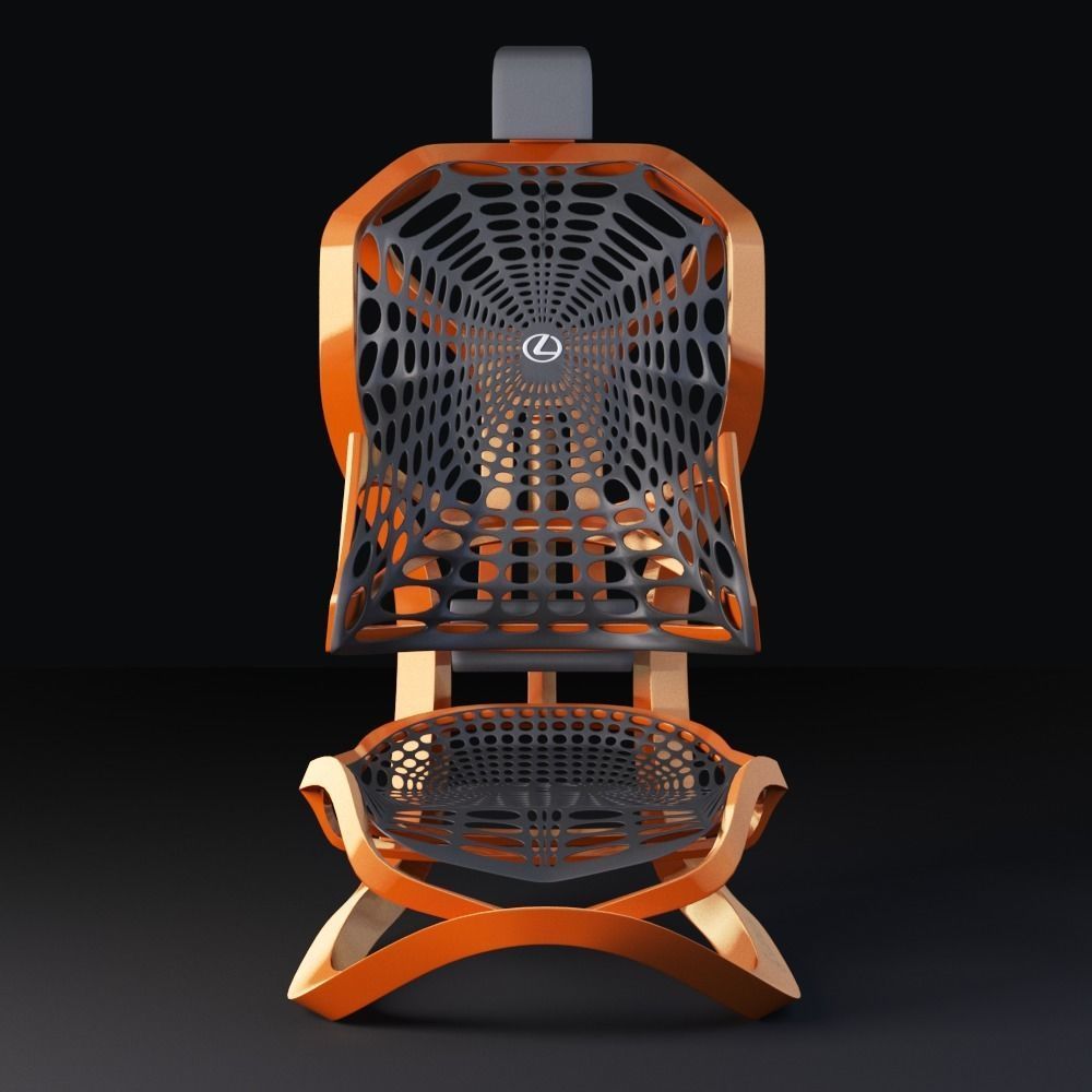 Lexus kinetic chair 3D model_3
