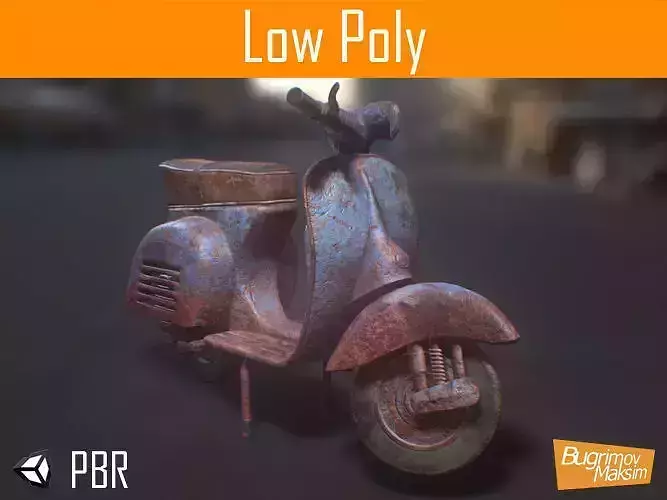 PBR Retro Scooter
