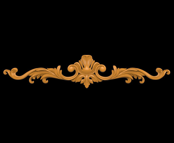Carved CNC 3D print model decoration 3D print model