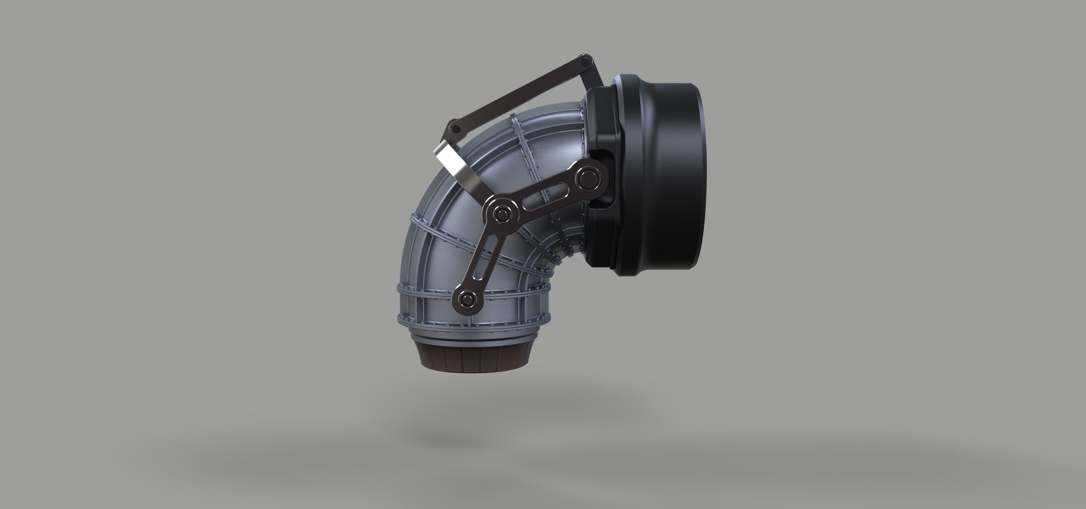 Jet nozzle 3D model_3