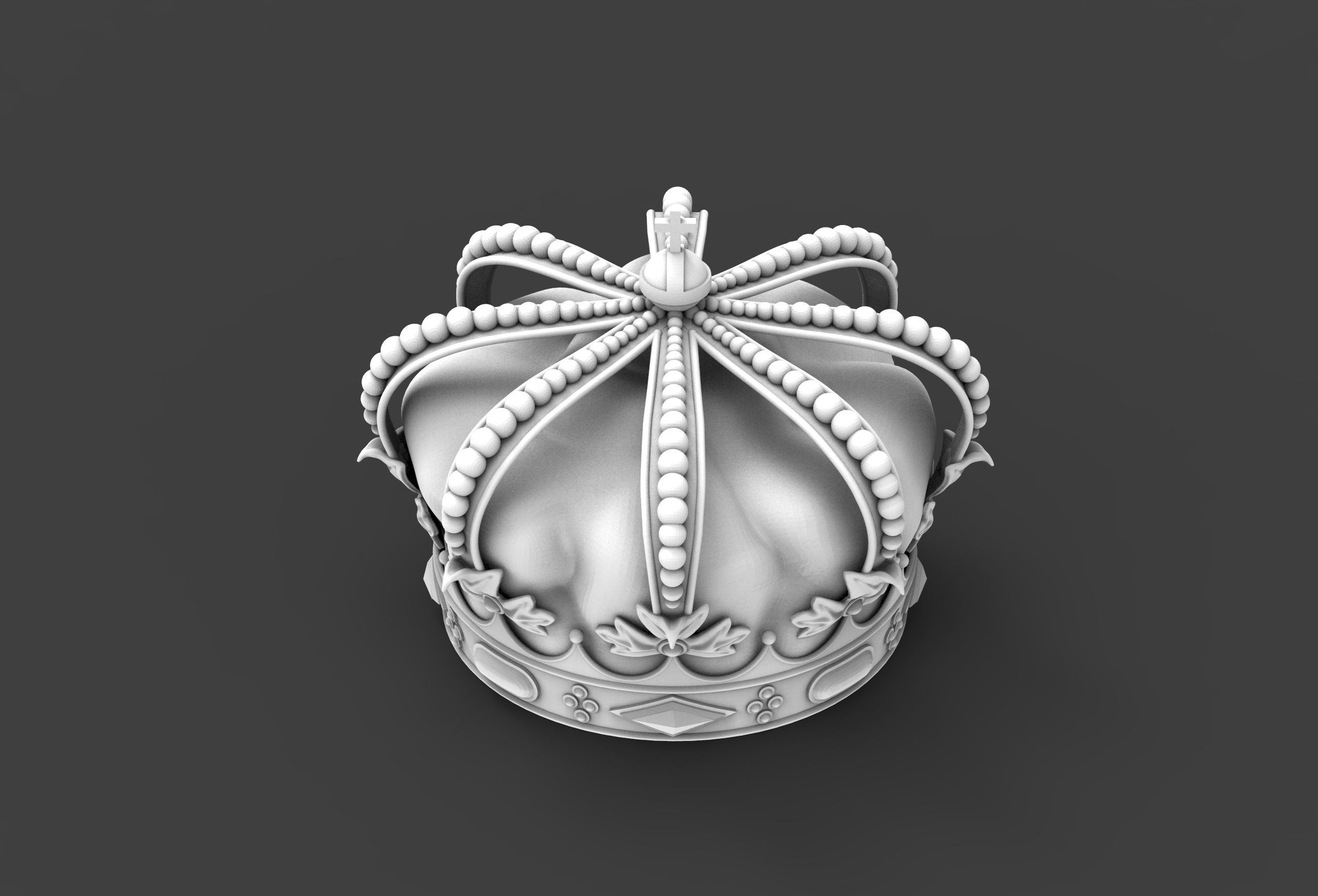Crown 3D print model_1
