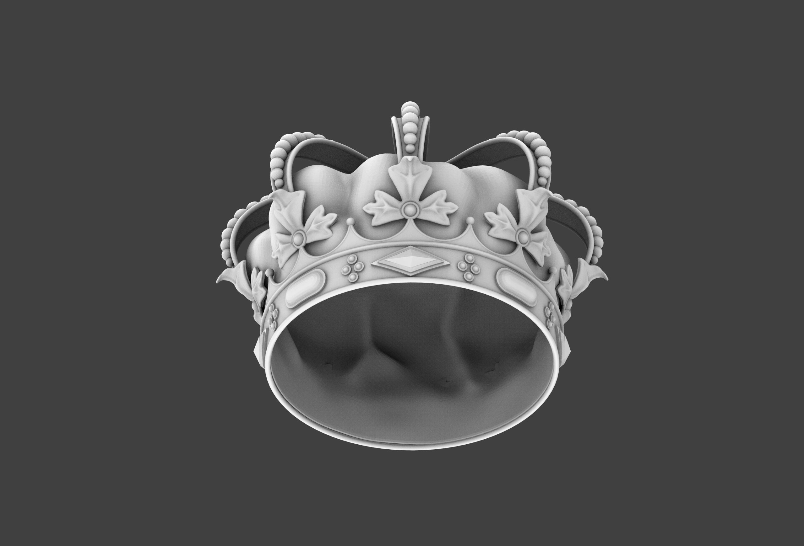 Crown 3D print model_2