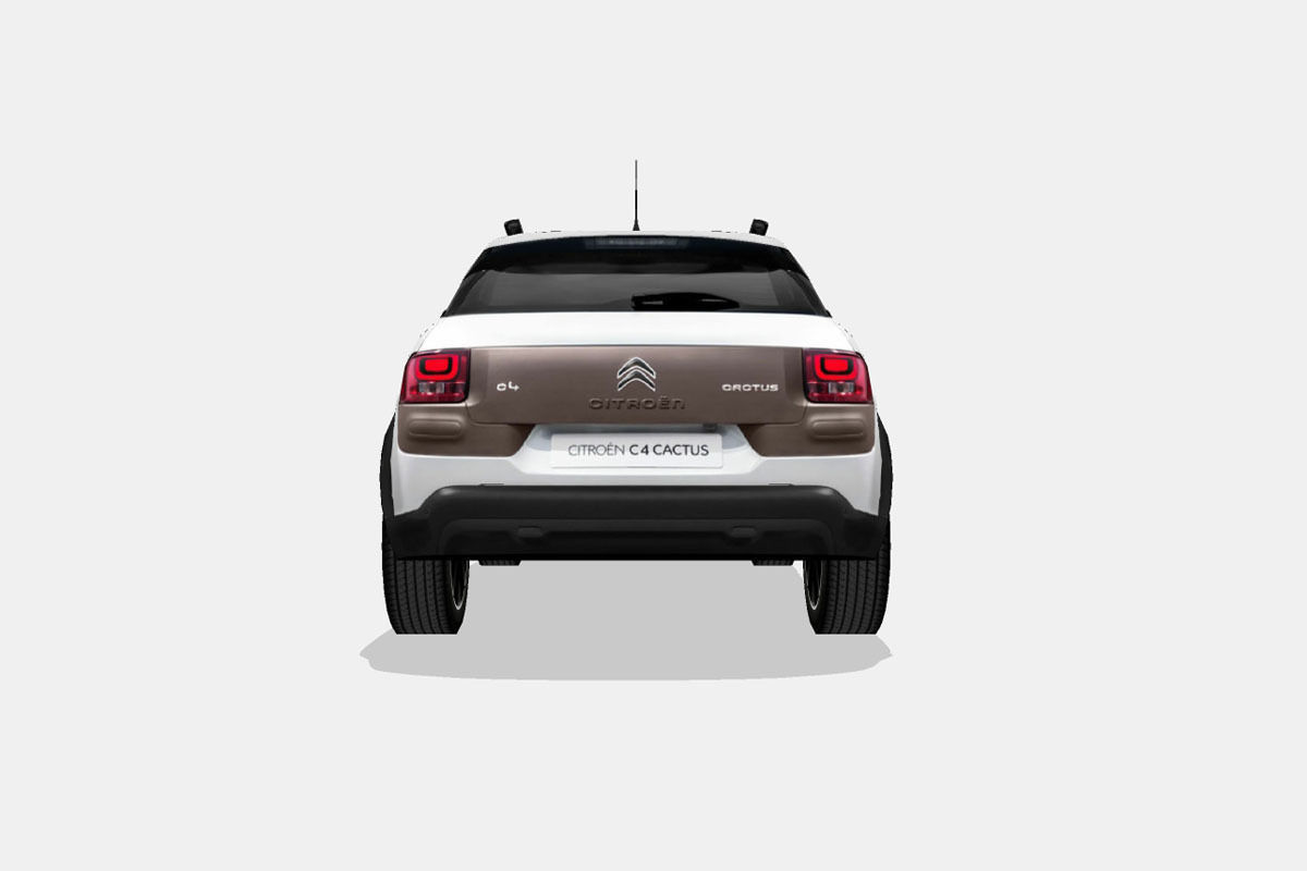 Citroen C4 Cactus Low-poly 3D model_8