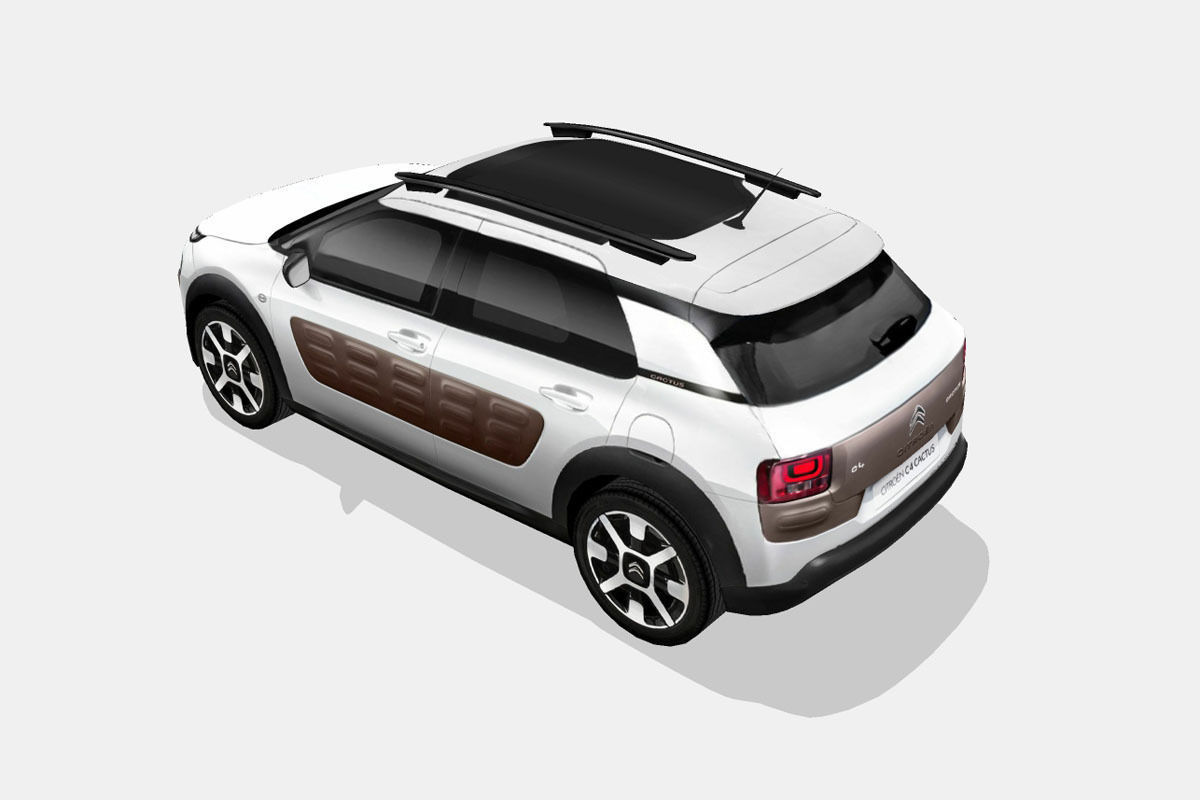 Citroen C4 Cactus Low-poly 3D model_7