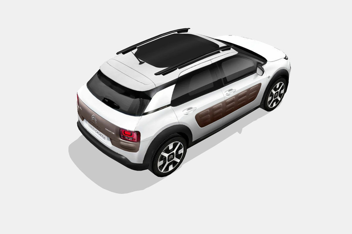 Citroen C4 Cactus Low-poly 3D model_12