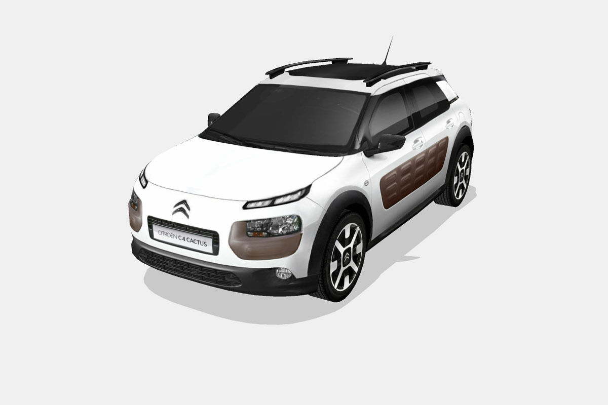Citroen C4 Cactus Low-poly 3D model_5